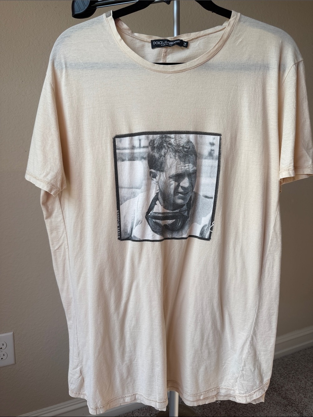 Dolce & Gabbana Steve McQueen Short Sleeve Tee RARE!!